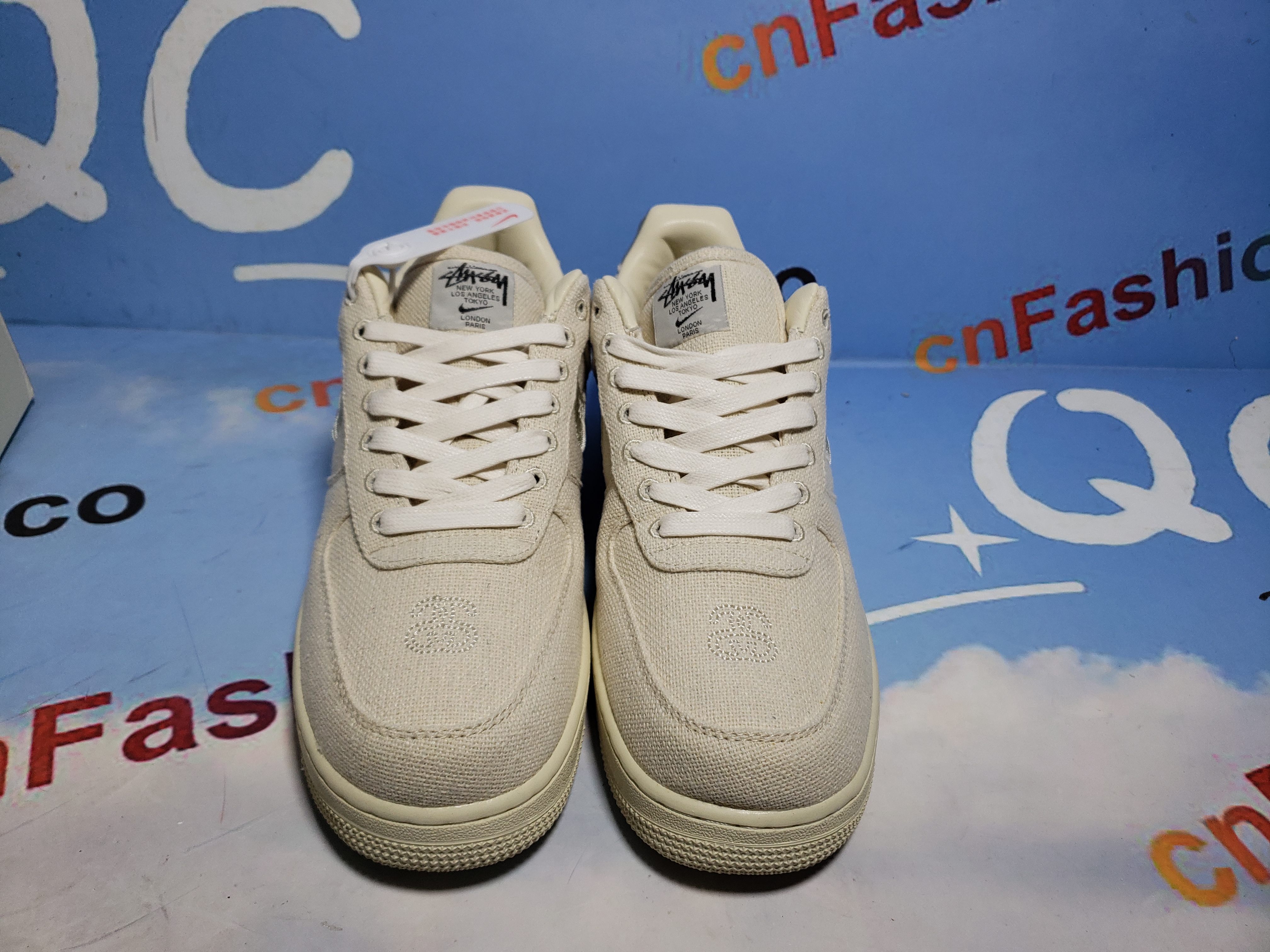 PKGoden Air Force 1 Low Stussy Fossil