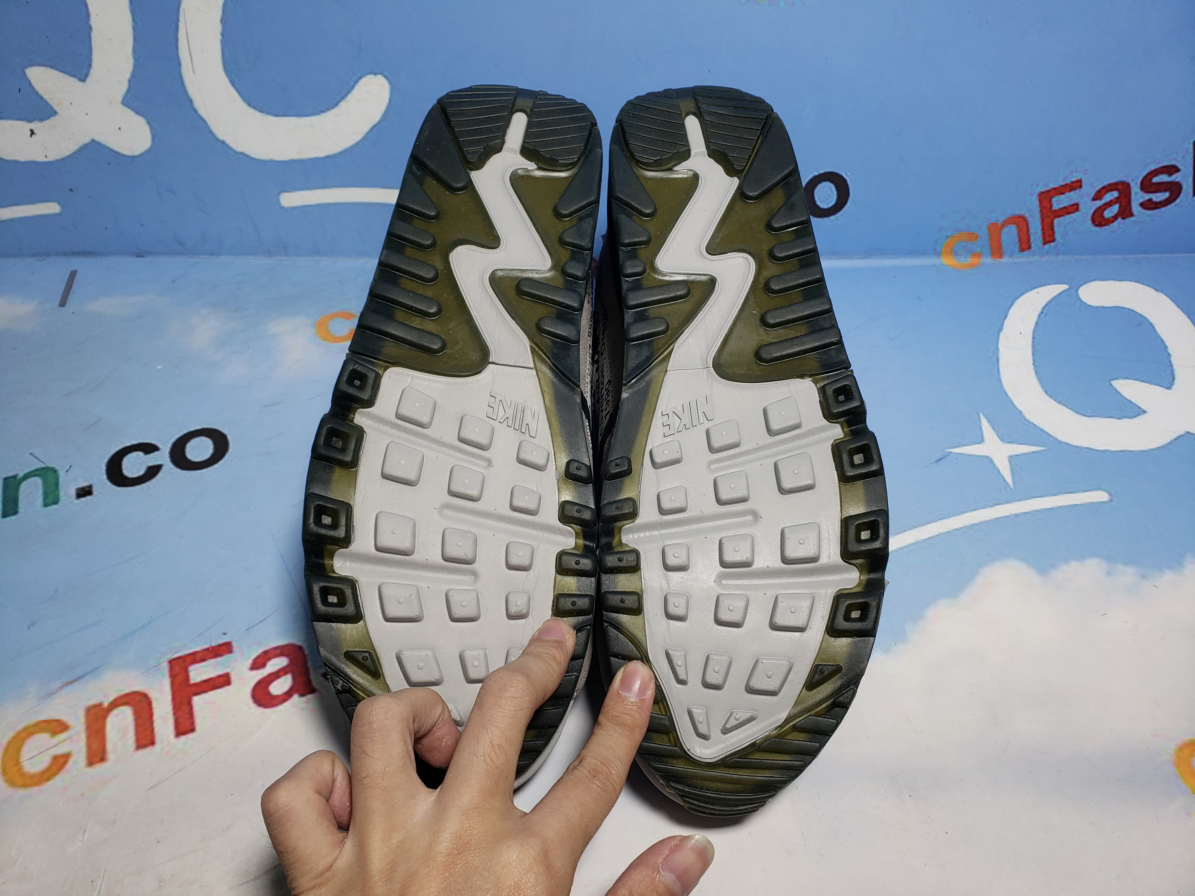 PKGoden OFF-White x Nike Air Max 90 Grey