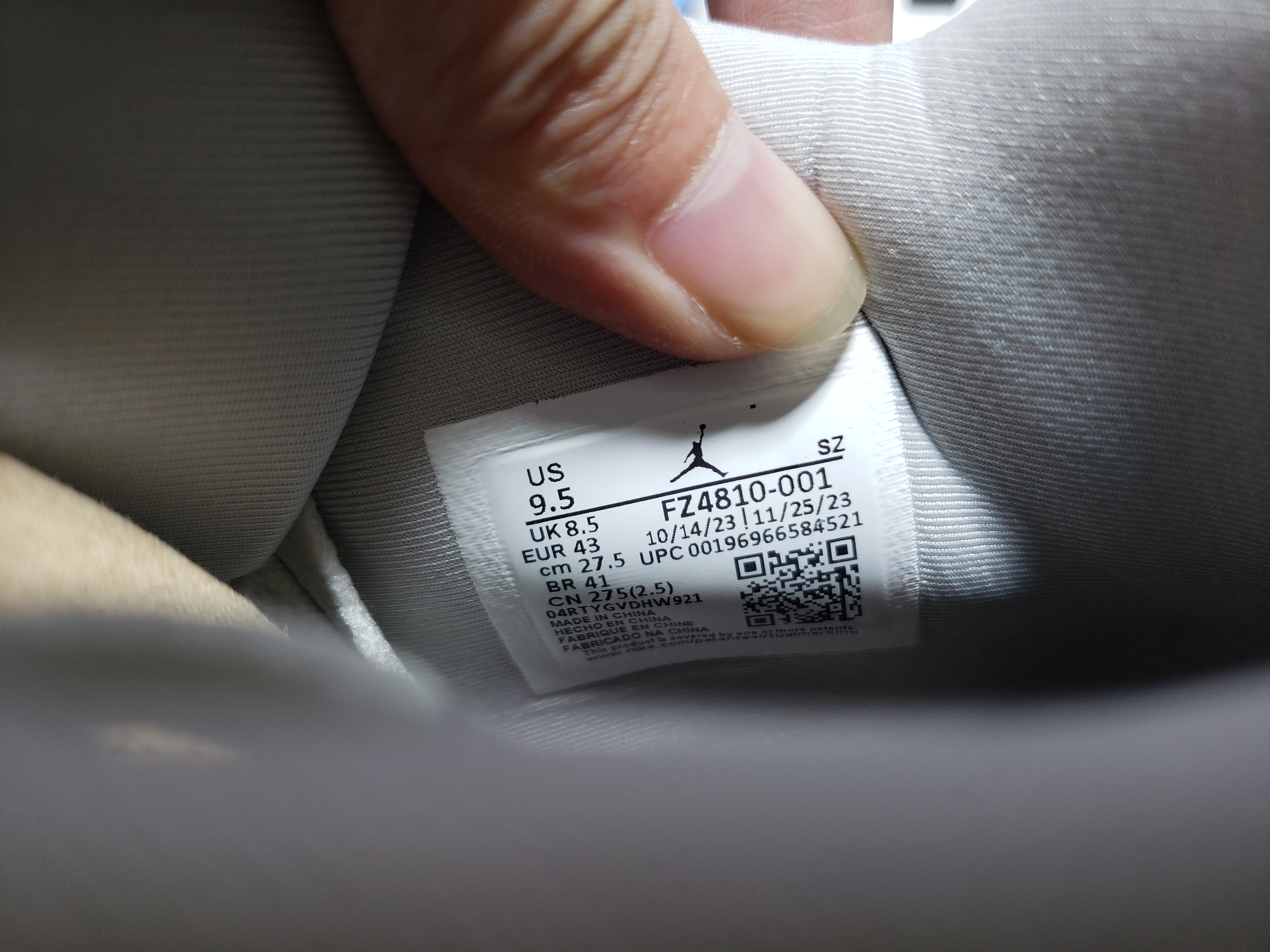 PKGoden Jordan 4 White Phan Tom,FZ4810-001