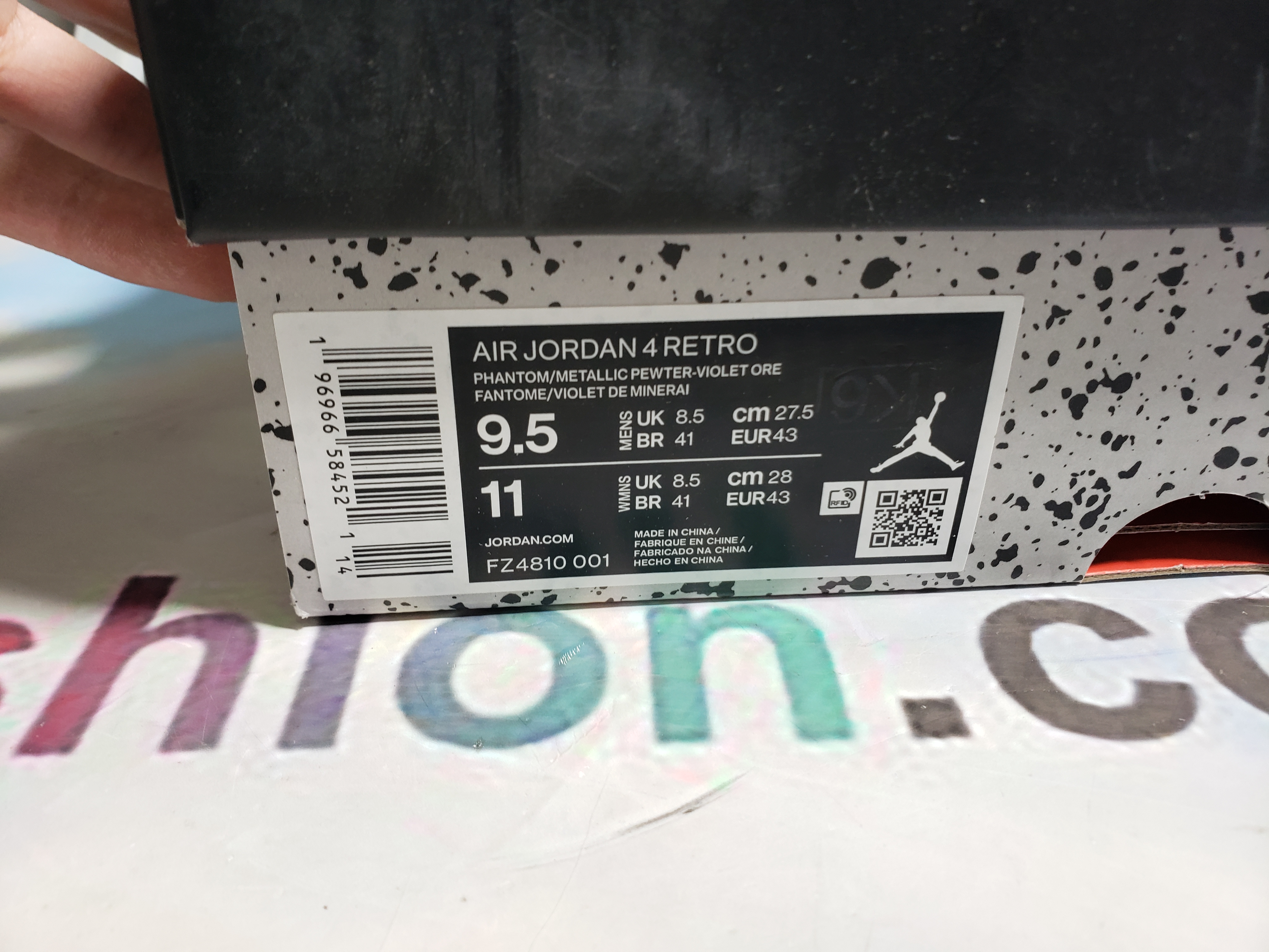 PKGoden Jordan 4 White Phan Tom,FZ4810-001