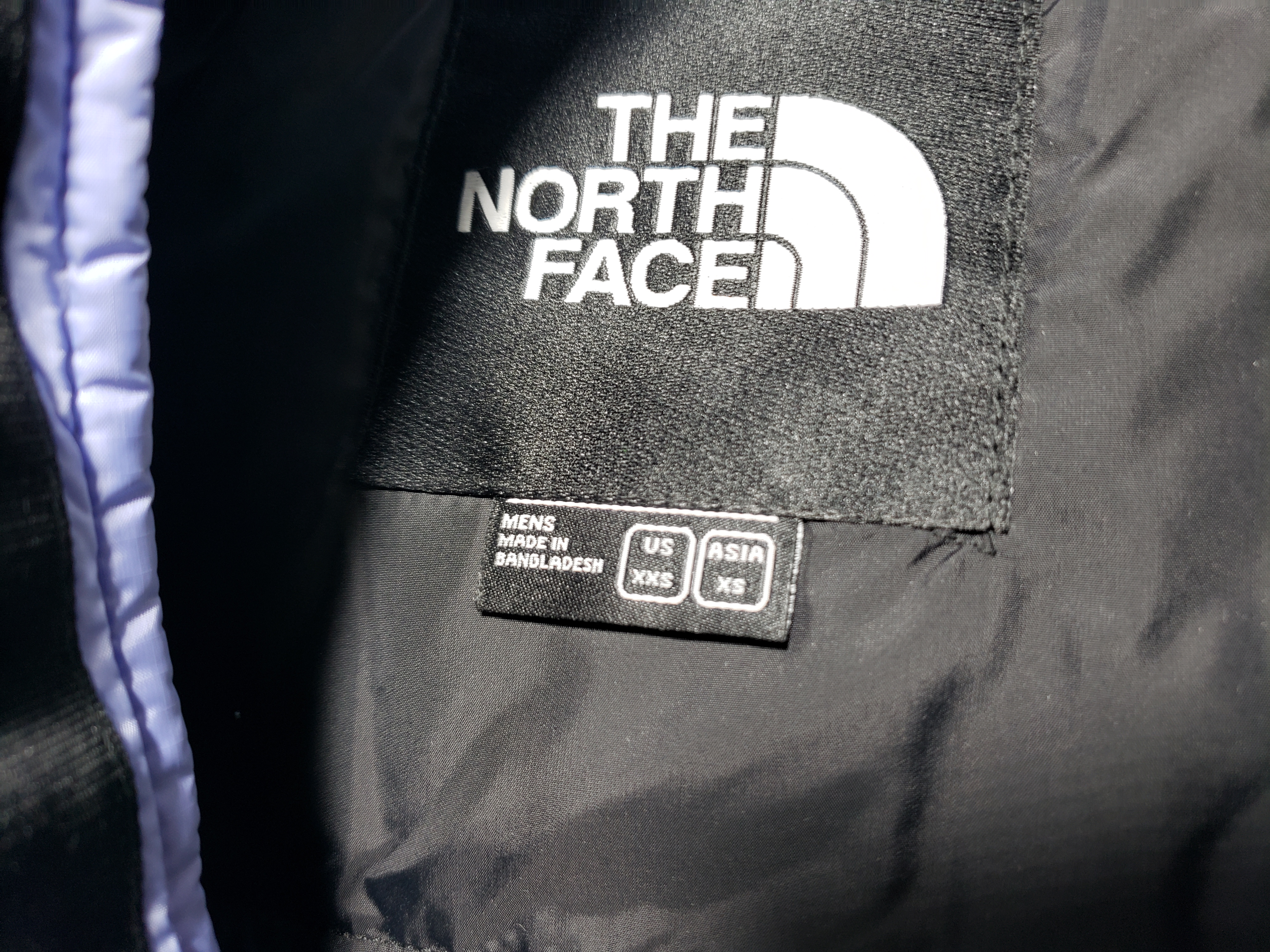 The North Face Splicing White And Lavender Color