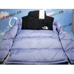 The North Face Splicing White And Lavender Color
