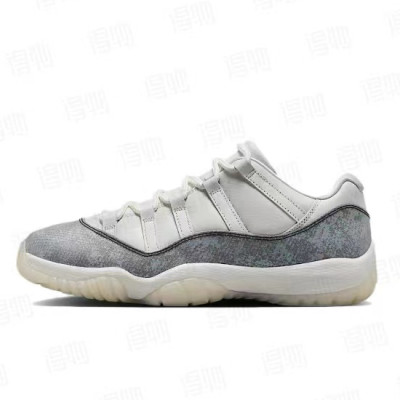 OG Air Jordan 11 Low Snakeskin HQ7000-001  01