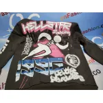 Hellstar Hoodie brown and pink