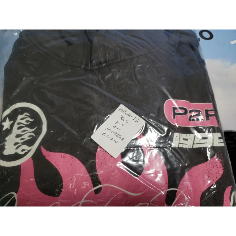 Hellstar Hoodie brown and pink