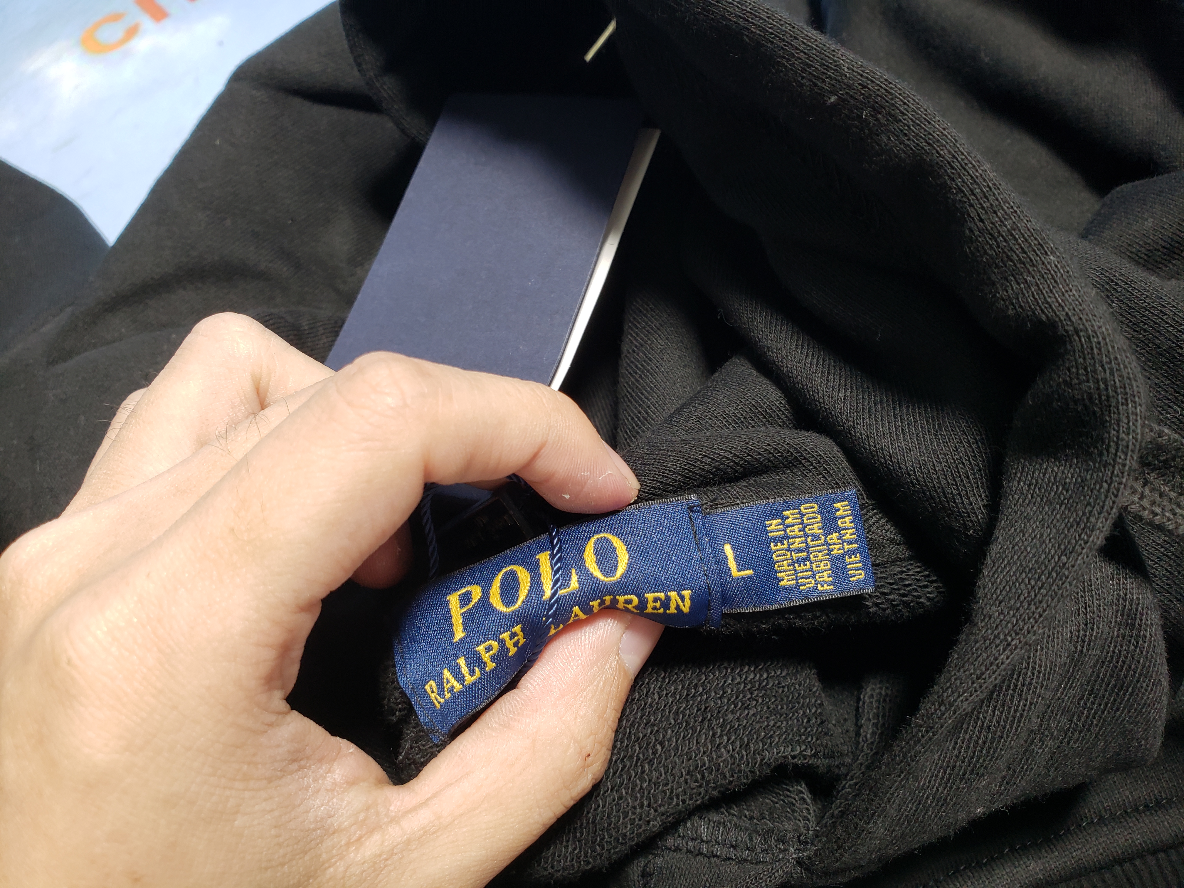 Polo Ralph Lauren Hoodie - Black & red logo