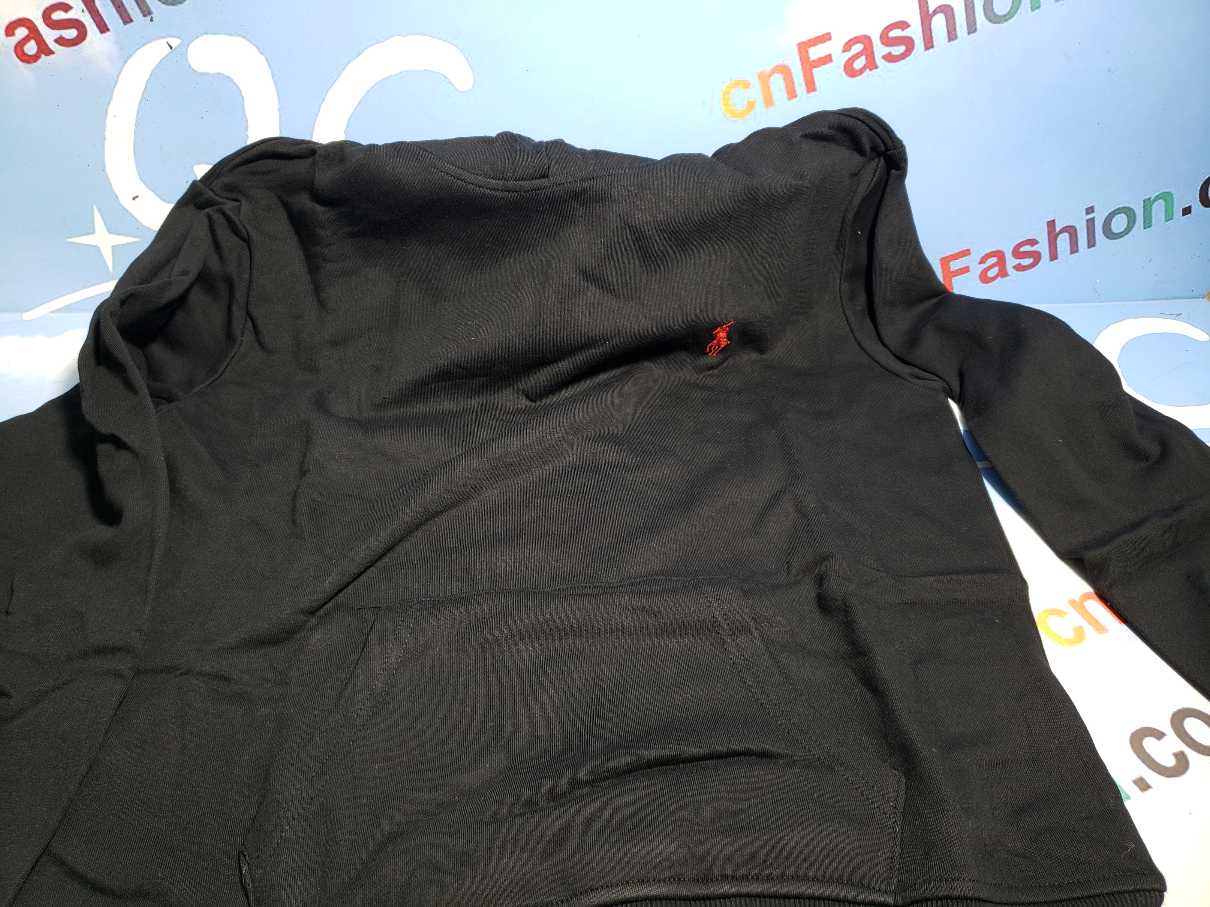 Polo Ralph Lauren Hoodie - Black & red logo