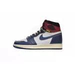 OG Union X Air Jordan 1 OG Hi Retro Blue Toe BV1300-146 