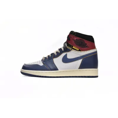 OG Union X Air Jordan 1 OG Hi Retro Blue Toe BV1300-146  01