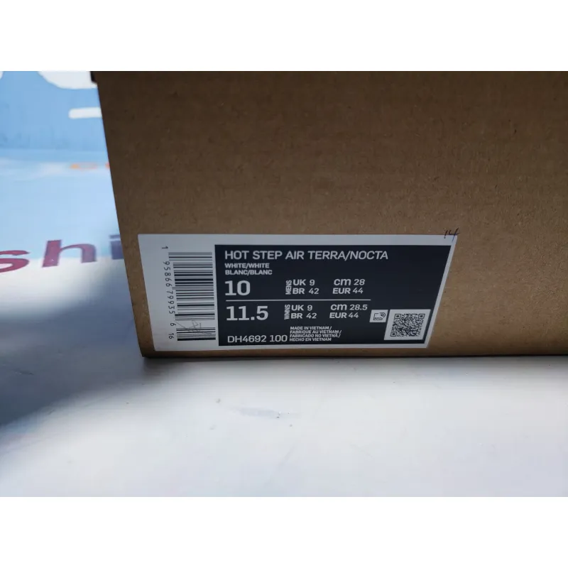 N Hot Step Air Terra Drake NOCTA Triple White