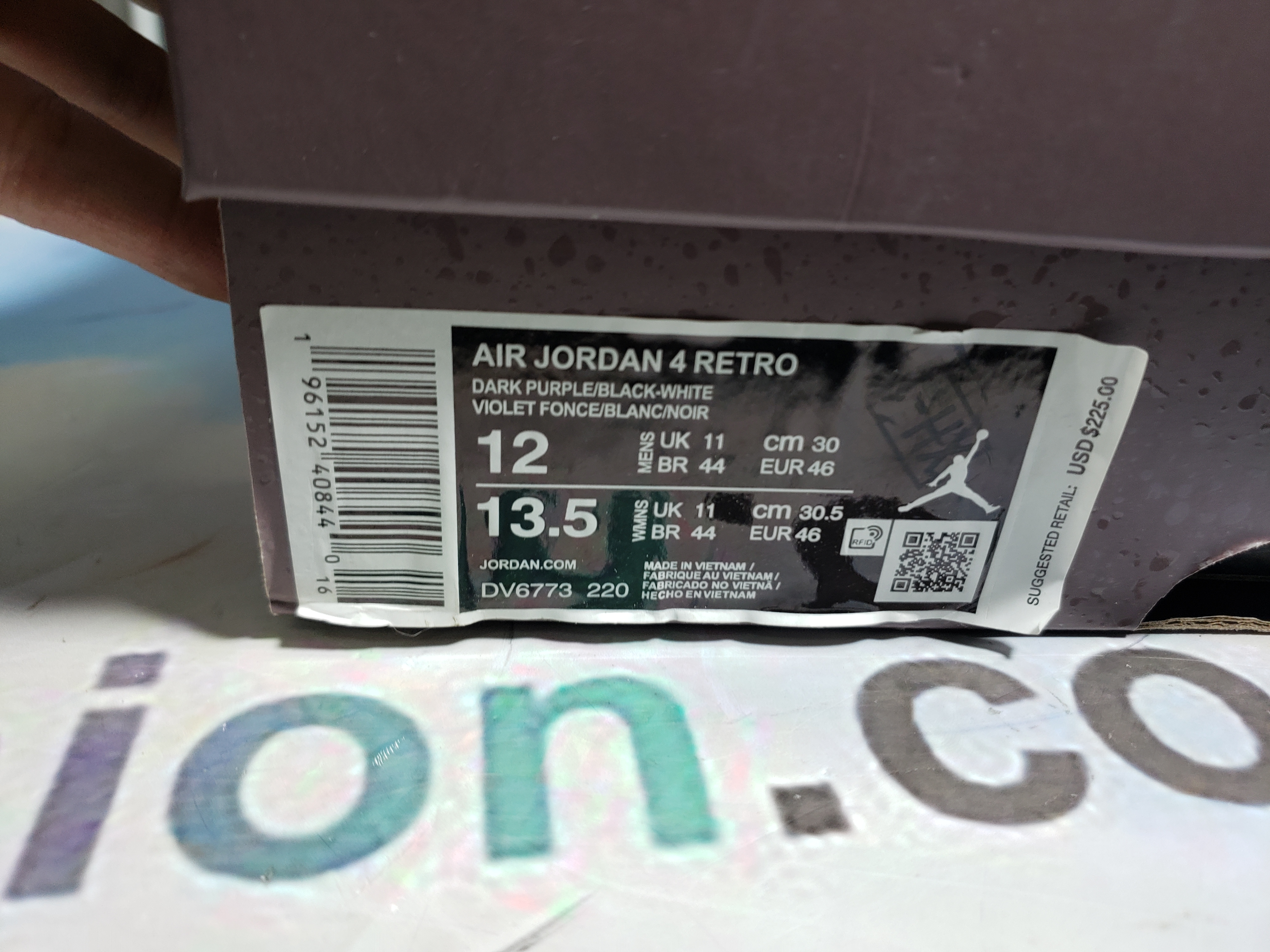 PKGoden Jordan 4 Retro A Ma Maniére Violet Ore,DV6773-220