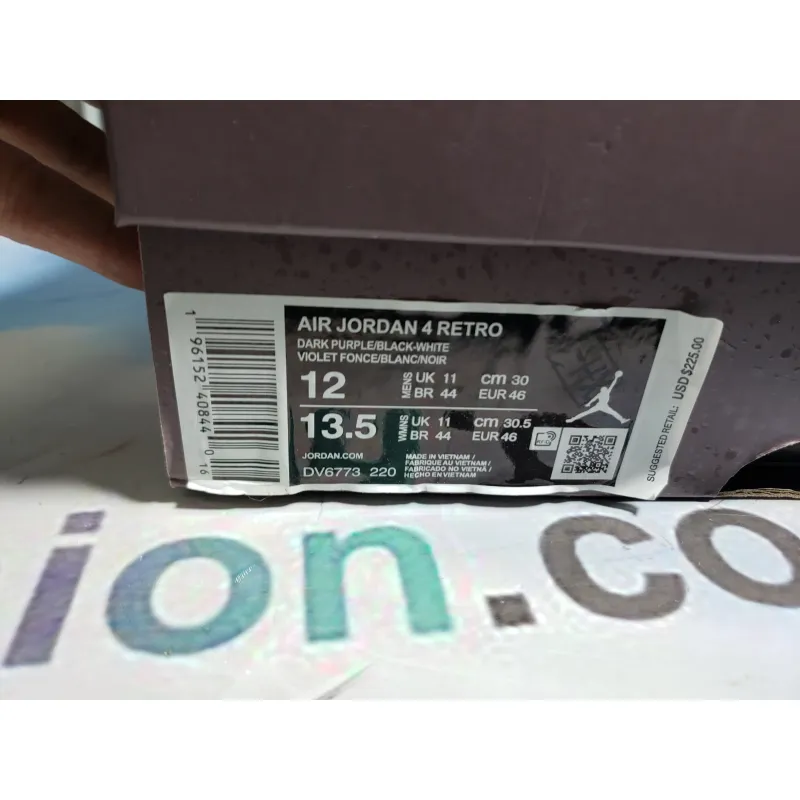 PKGoden Jordan 4 Retro A Ma Maniére Violet Ore,DV6773-220