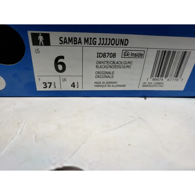 OG JJJJound x Originals Samba OG White  ID8708