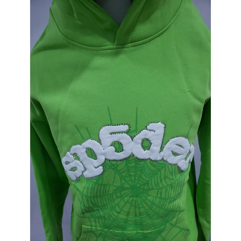 SP5DER Web Hoodie Slime Green
