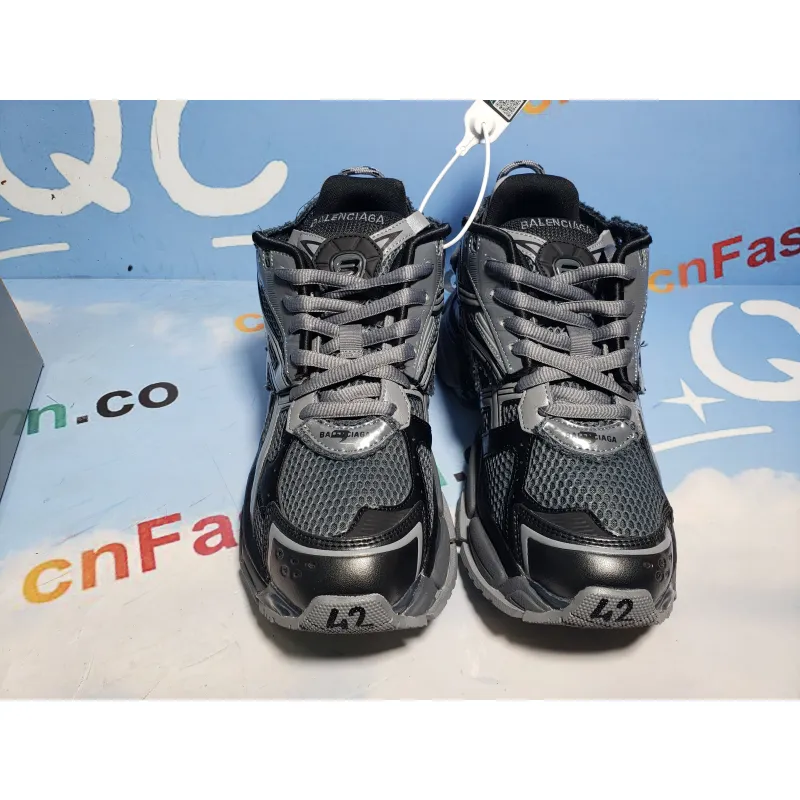 PKGoden Balenciaga 7th Runner All Black Gray 677402 W3RB2 1515