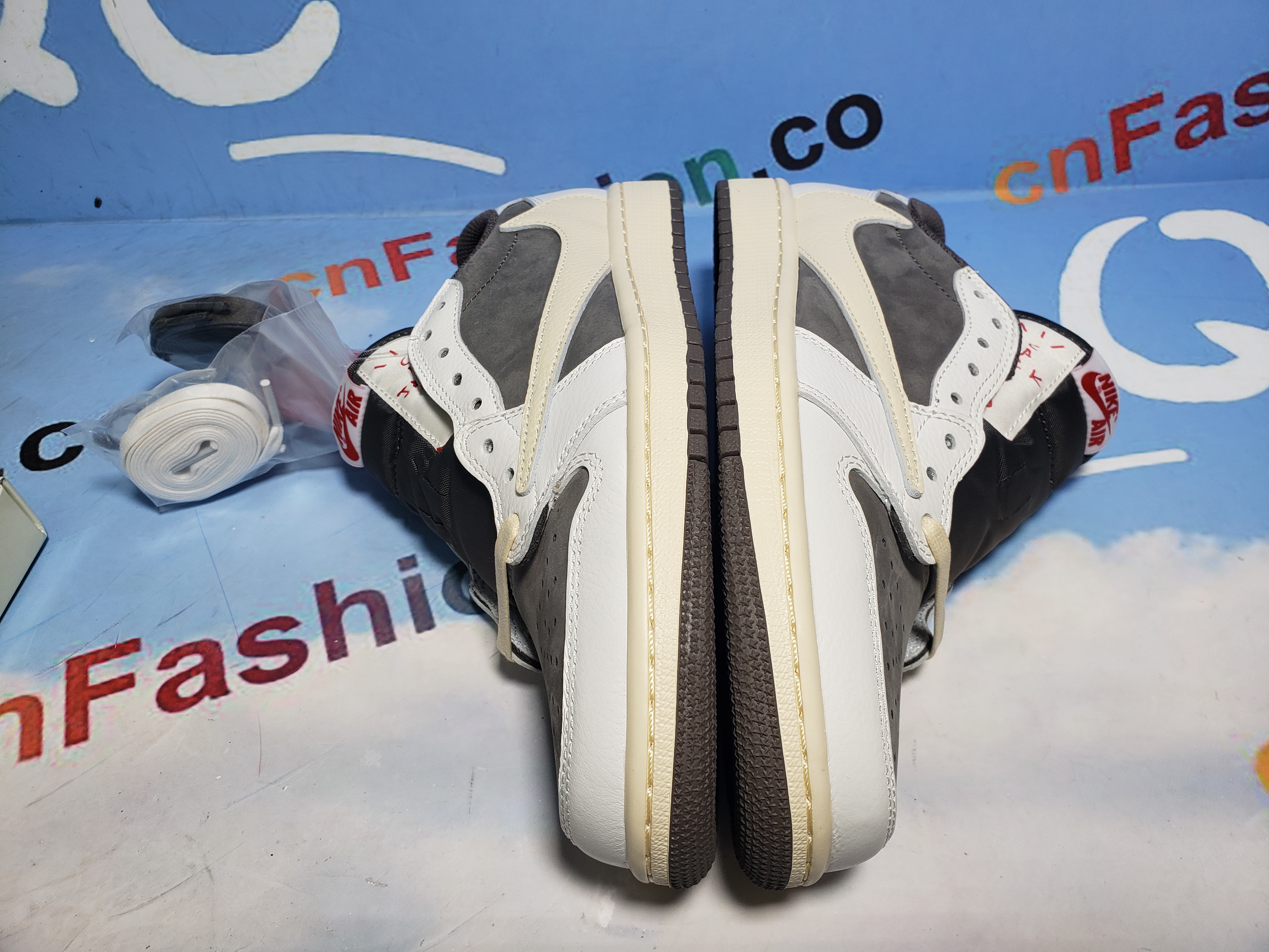 [Free Shipping] PKGoden Jordan 1 Retro Low OG SP Travis Scott Reverse Mocha, DM7866-162