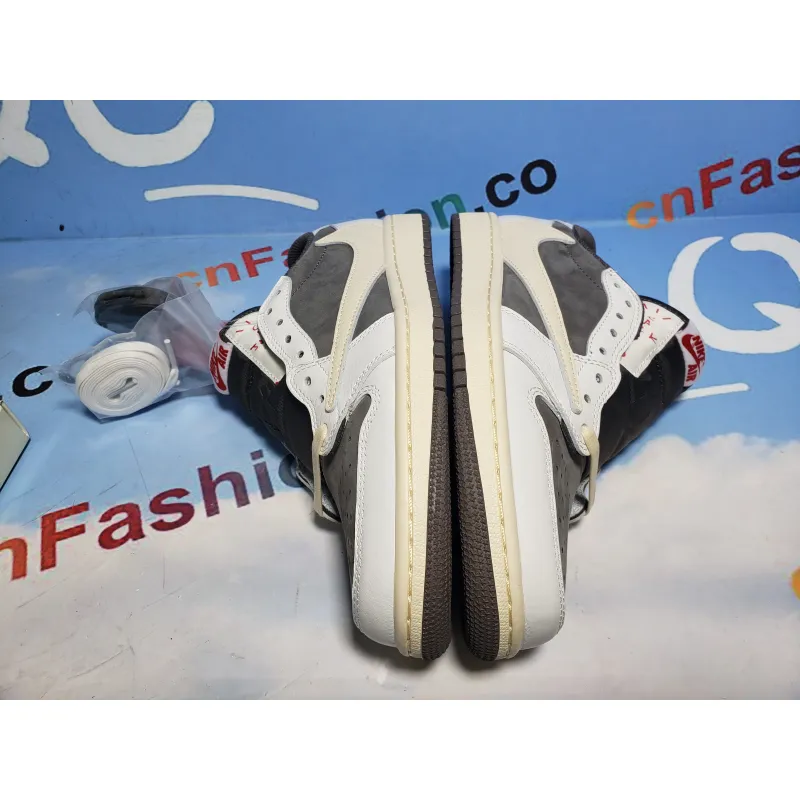 [Free Shipping] PKGoden Jordan 1 Retro Low OG SP Travis Scott Reverse Mocha, DM7866-162