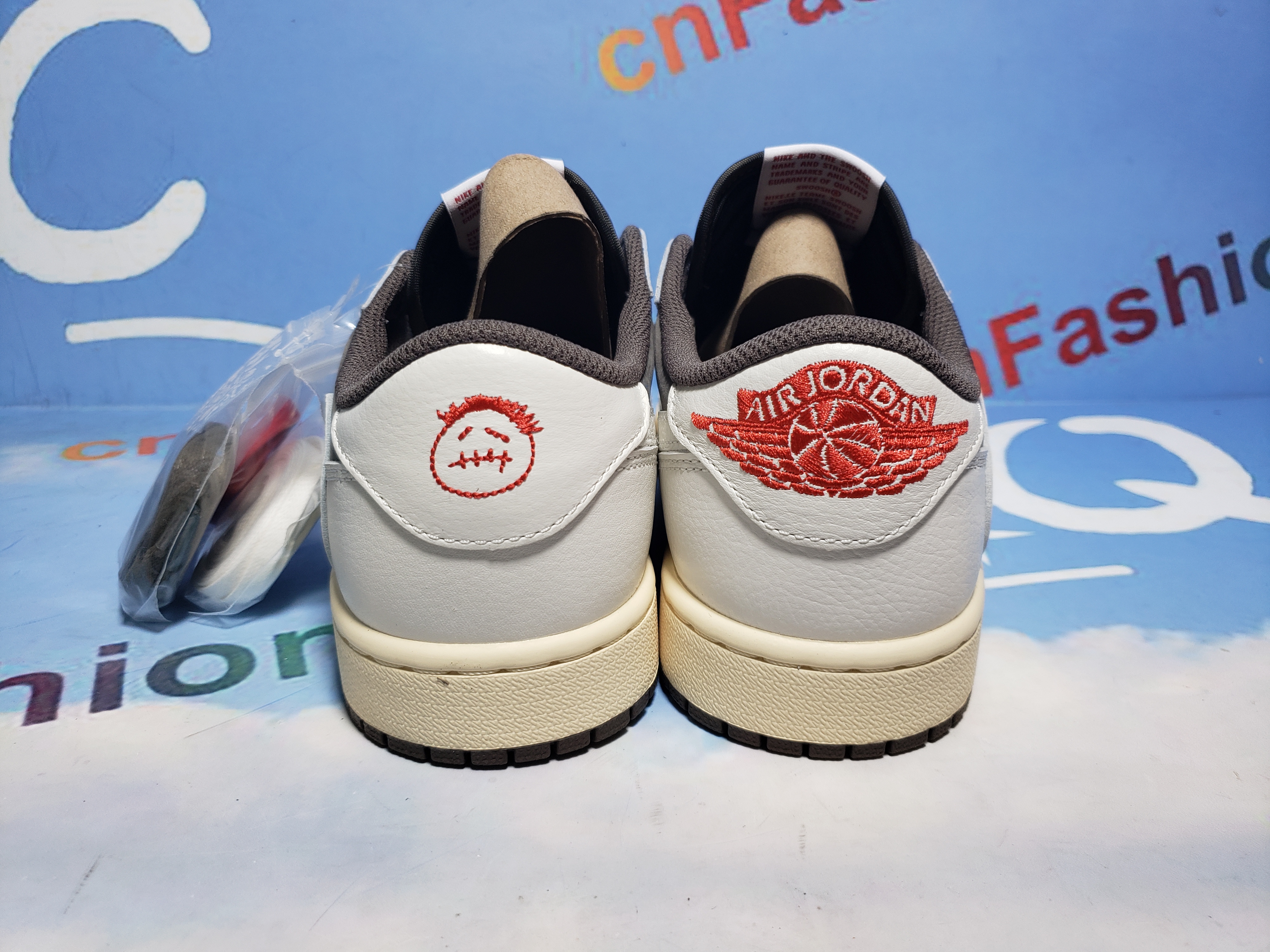 [Free Shipping] PKGoden Jordan 1 Retro Low OG SP Travis Scott Reverse Mocha, DM7866-162