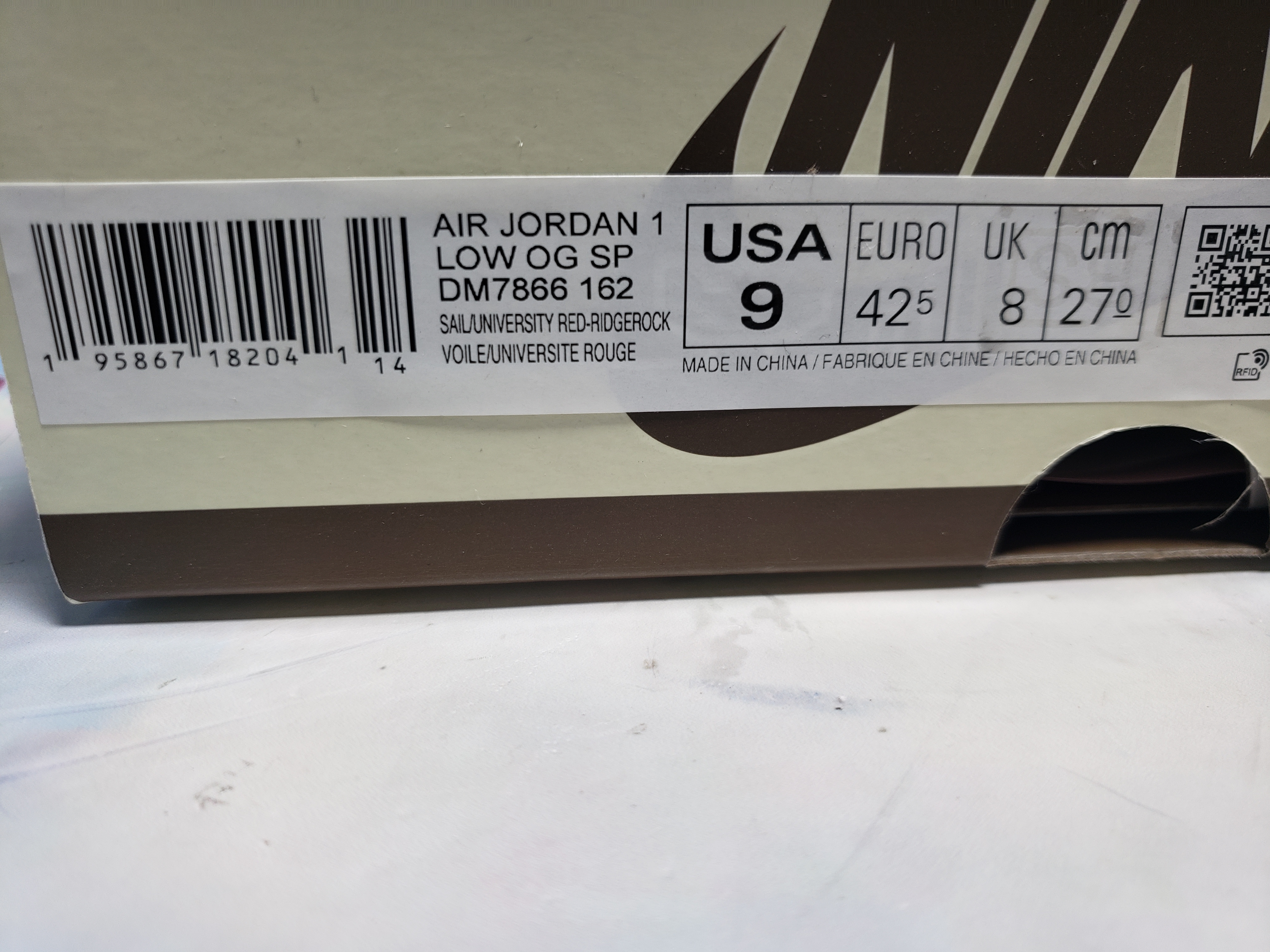 [Free Shipping] PKGoden Jordan 1 Retro Low OG SP Travis Scott Reverse Mocha, DM7866-162