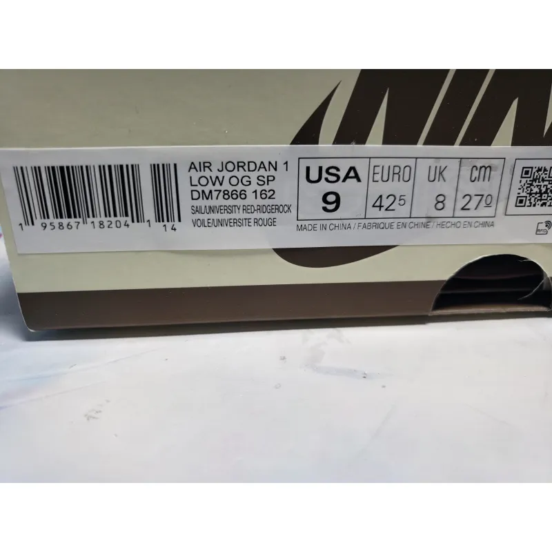 [Free Shipping] PKGoden Jordan 1 Retro Low OG SP Travis Scott Reverse Mocha, DM7866-162
