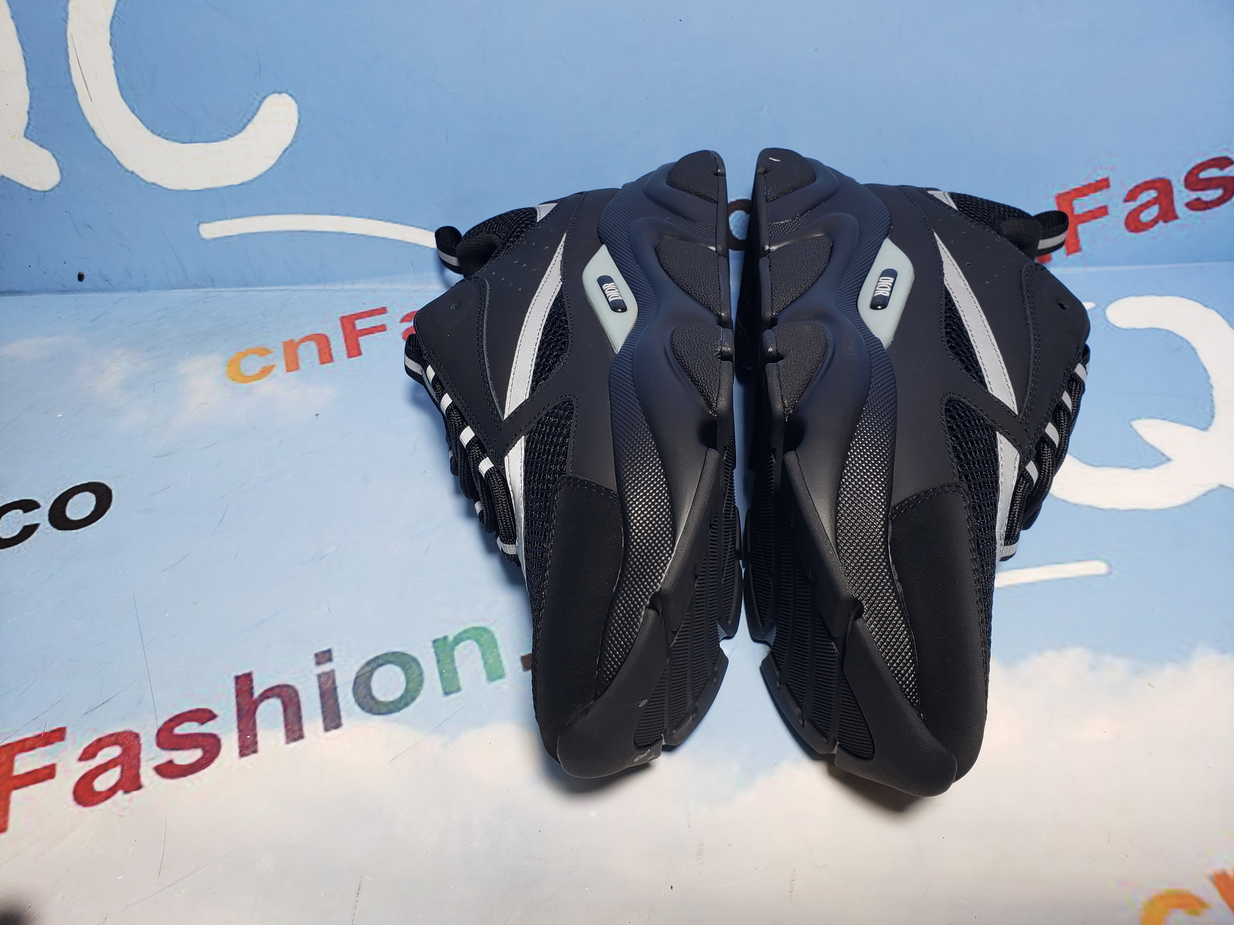 [Free Shipping] PKGoden Dior B22 Sneakers Black 3SN231ZNG_H969