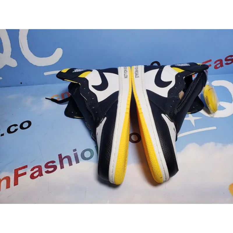 PKGoden Air Jordan 1 Retro High Not for Resale Varsity Maize