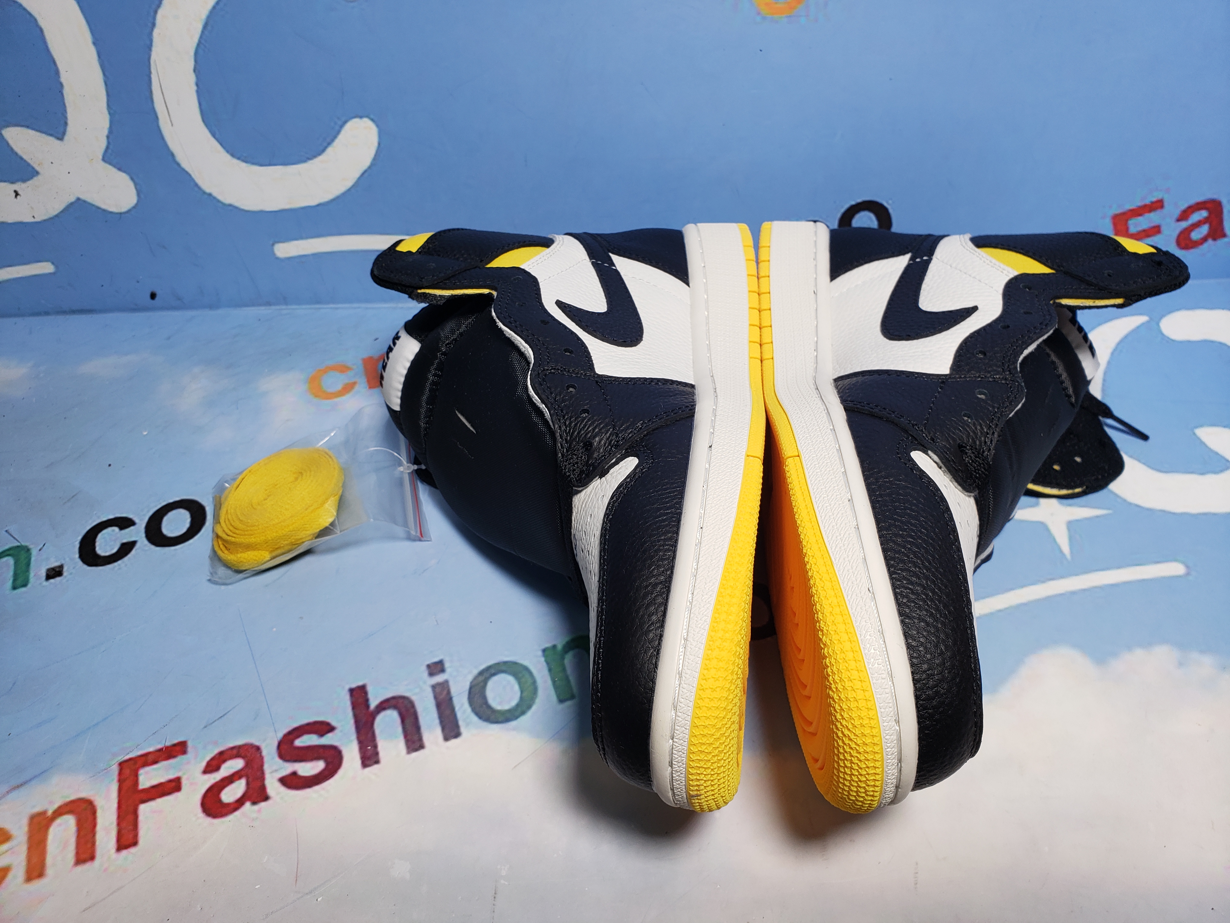 PKGoden Air Jordan 1 Retro High Not for Resale Varsity Maize