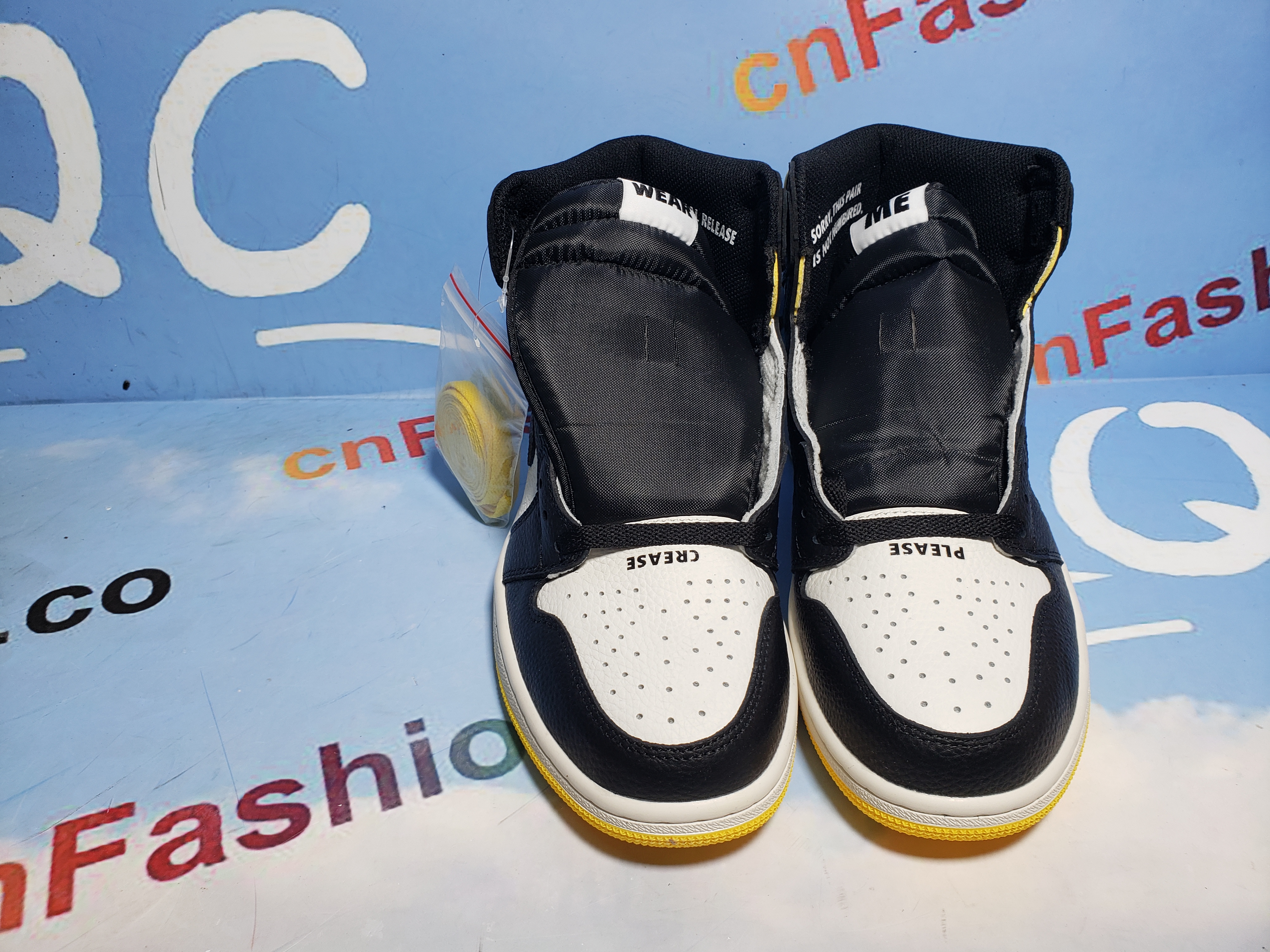 PKGoden Air Jordan 1 Retro High Not for Resale Varsity Maize