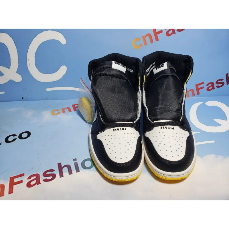 PKGoden Air Jordan 1 Retro High Not for Resale Varsity Maize