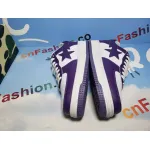 BMLin A Bathing Ape Bape Sta Low White Purple,1170-0191-007