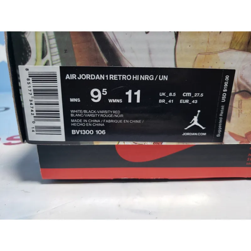 PKGoden Air Jordan 1 Retro High Union Los Angeles Black Toe