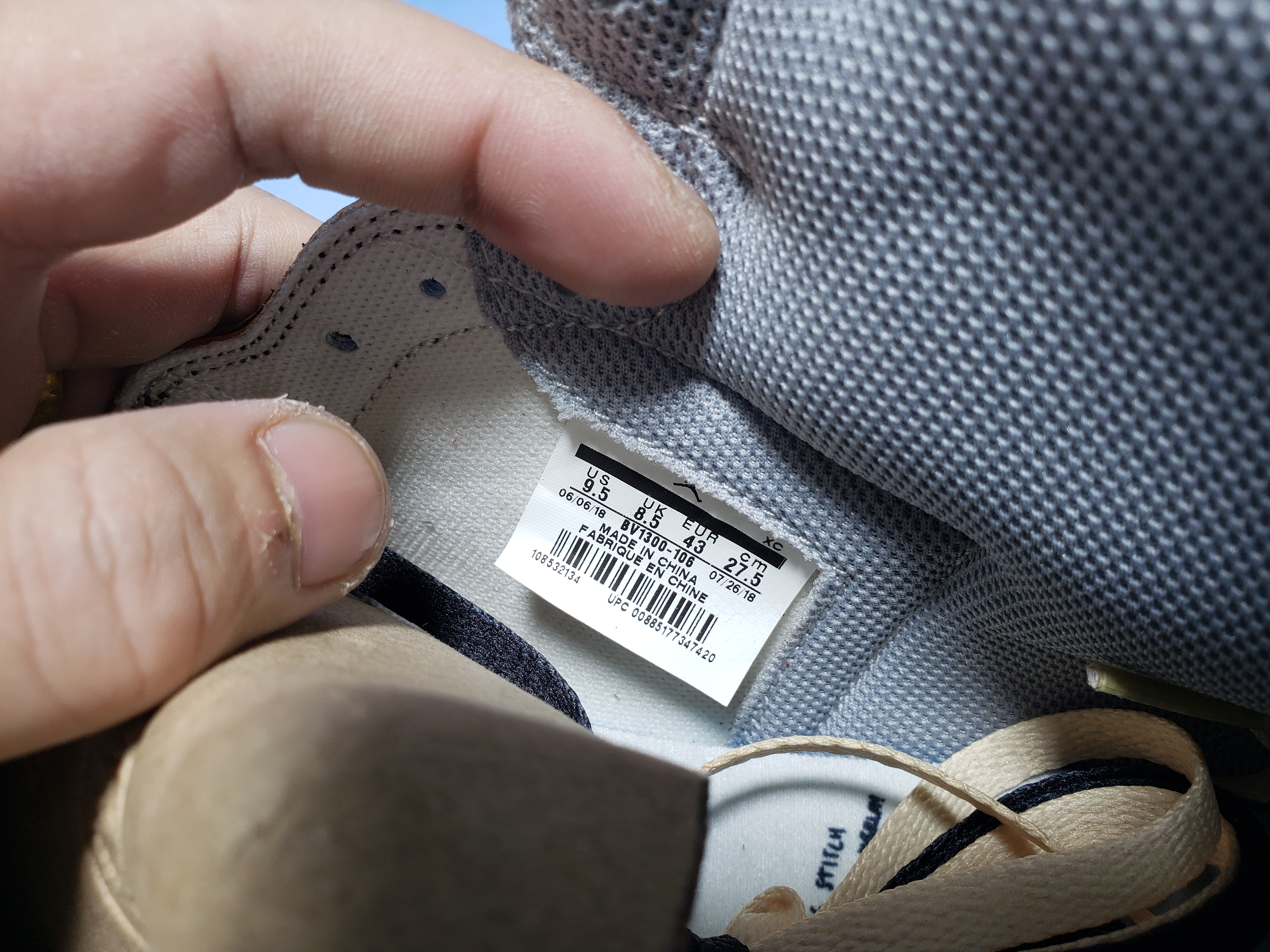 PKGoden Air Jordan 1 Retro High Union Los Angeles Black Toe