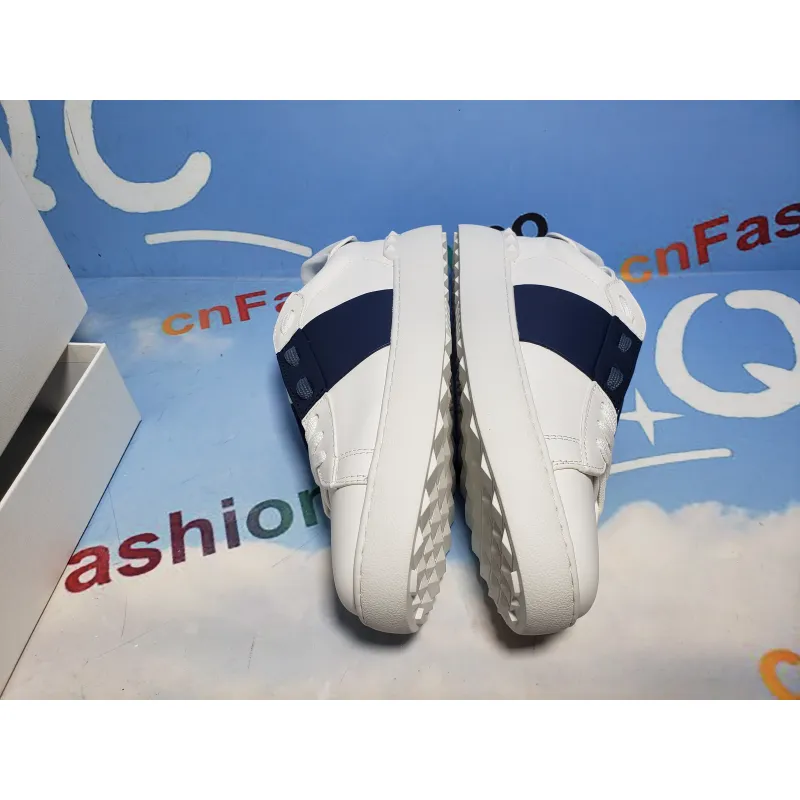 Valentino Rockstud White Blue