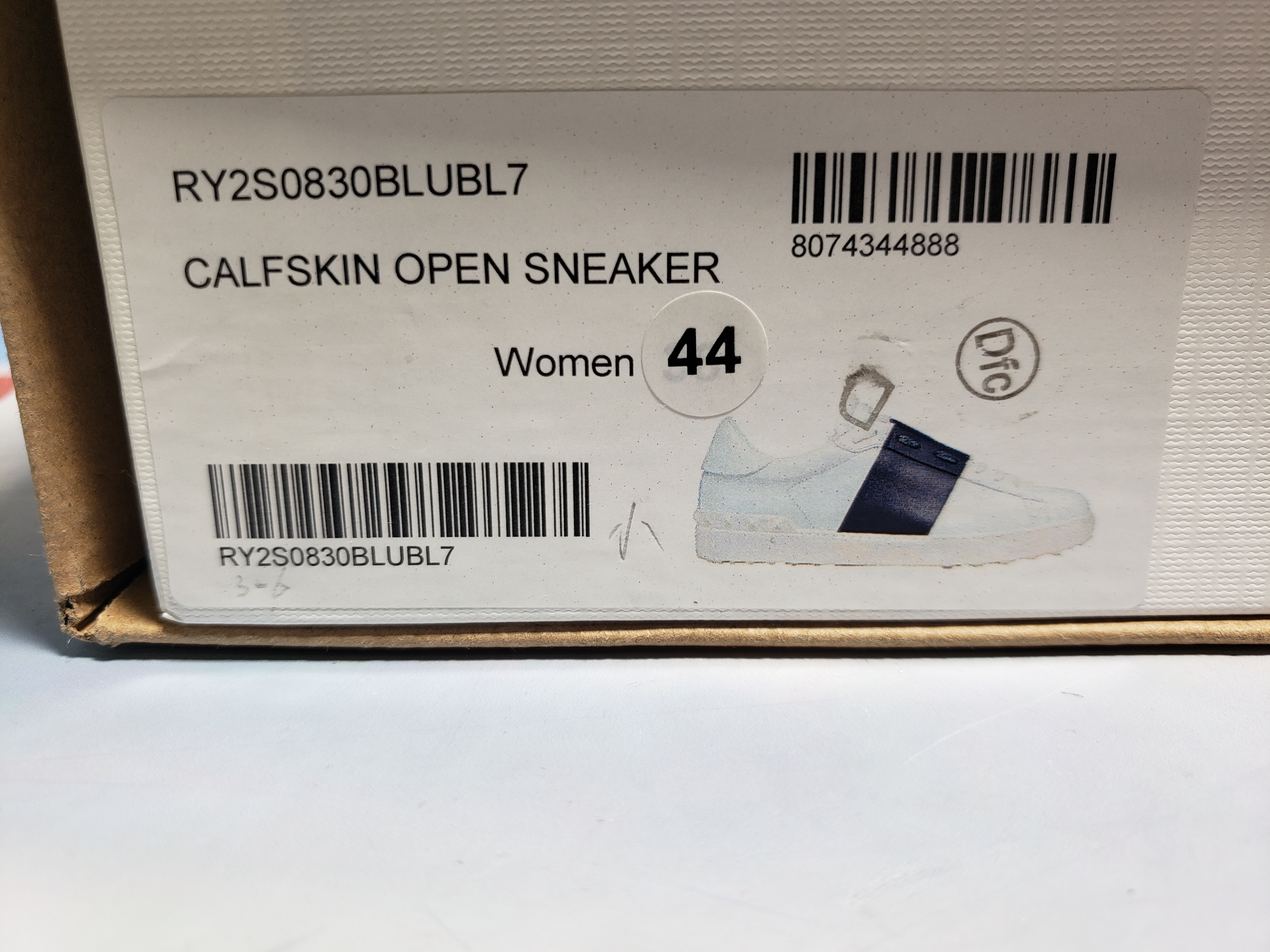 Valentino Rockstud White Blue