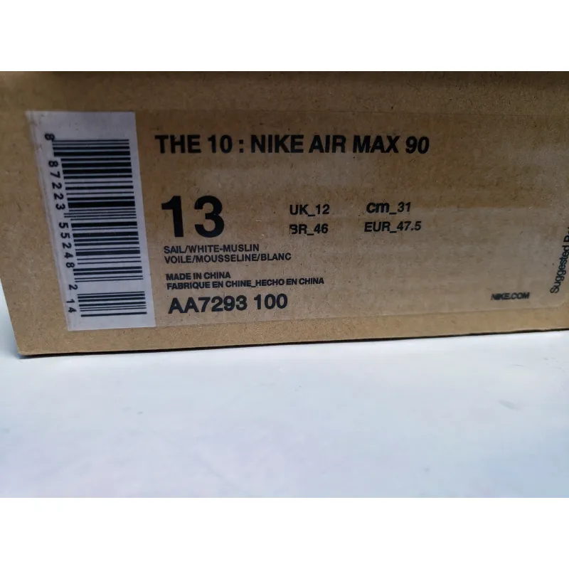 PKGoden Air Max 90 OFF-WHITE All White