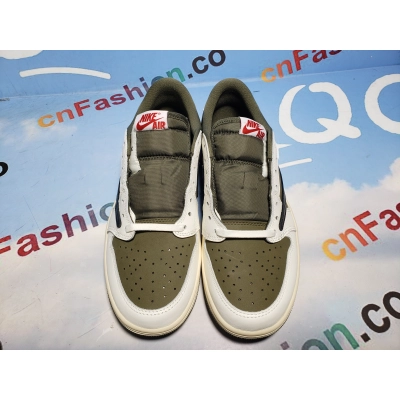 PKGoden Jordan 1 Low OG Travis Scott Olive,DM7866-200 02
