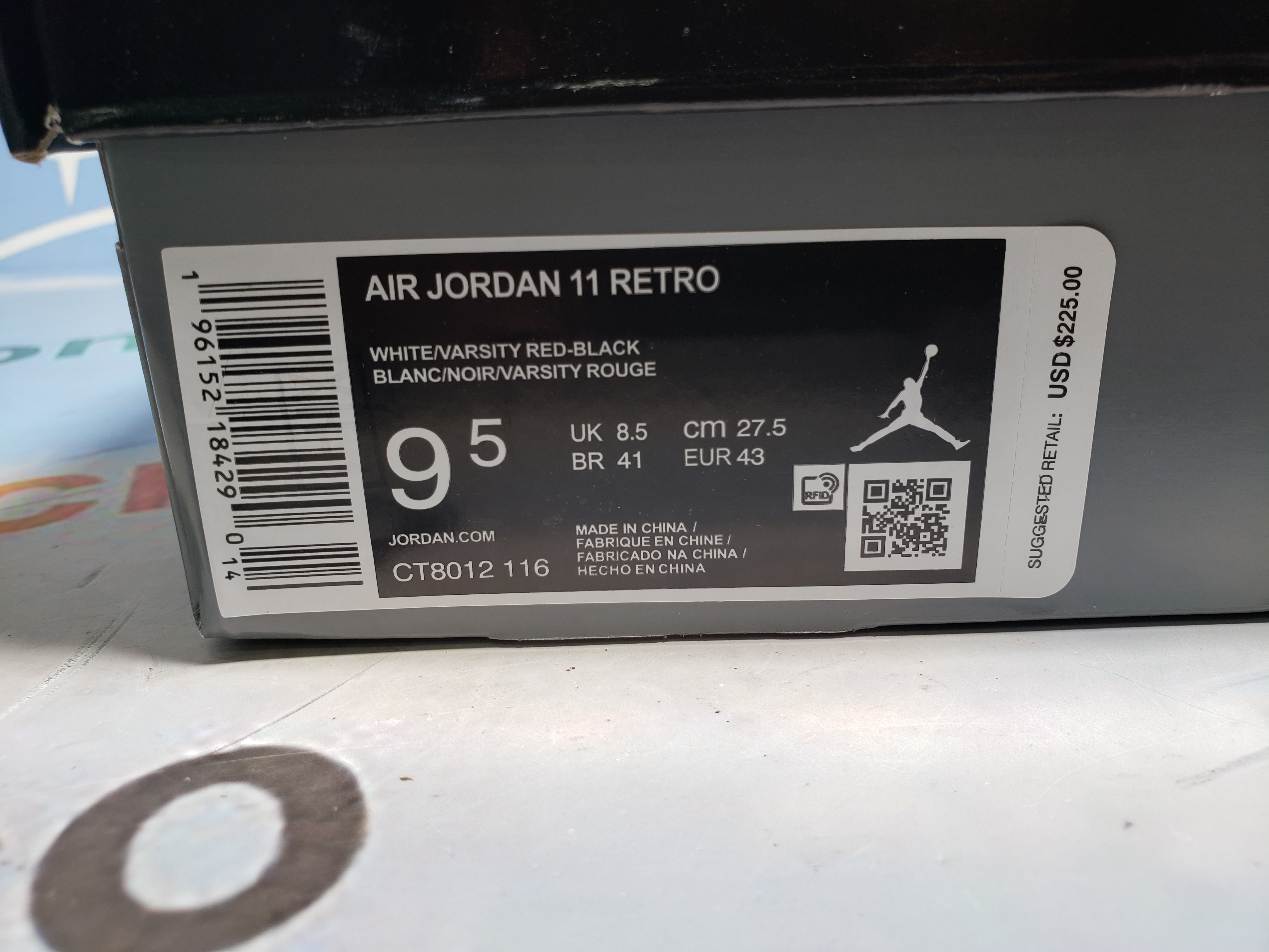 OG Jordan 11 Cherry,CT8012-116