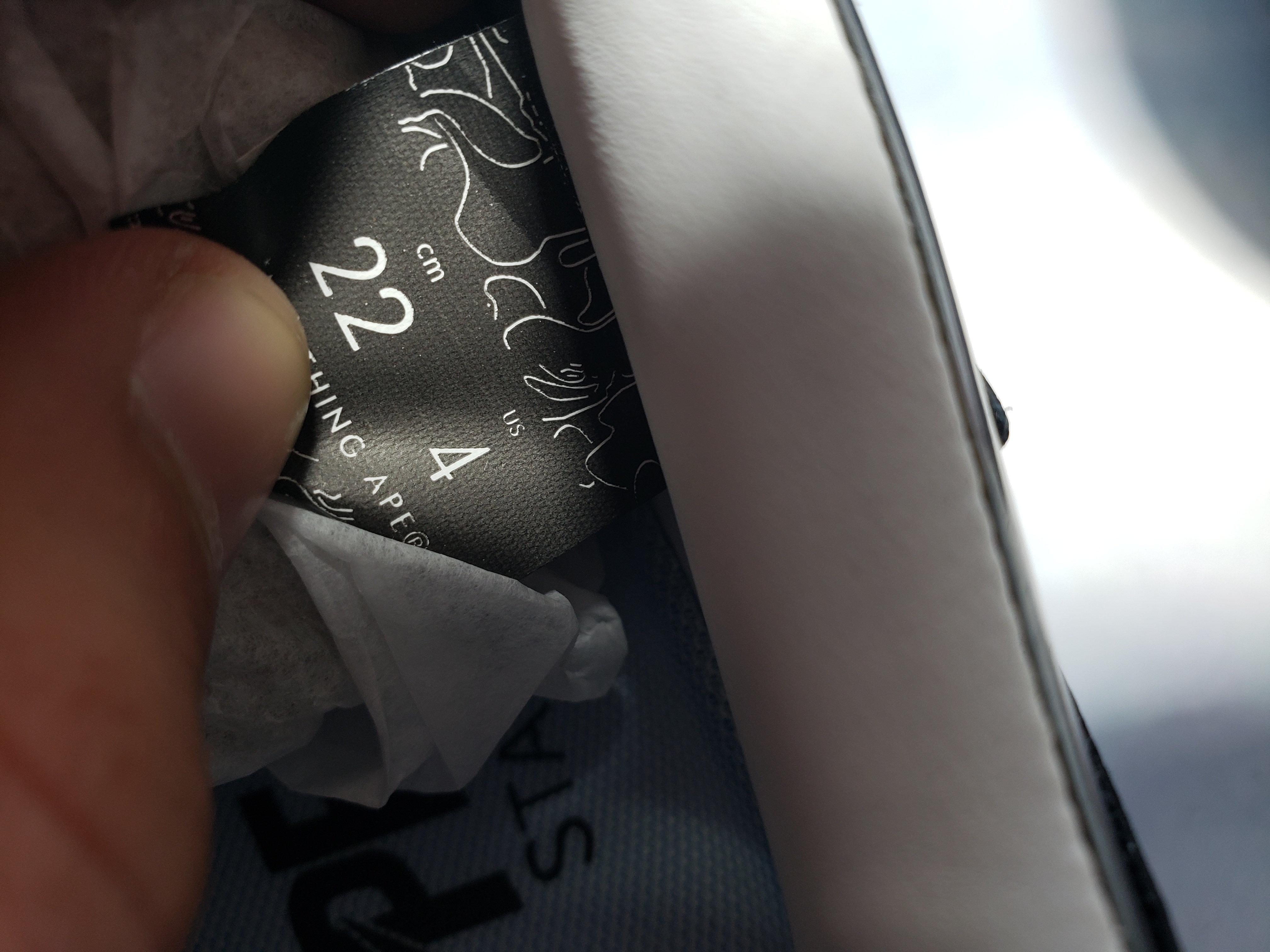 Special Sale A Bathing Ape Bape Sta Low Black Grey Baolan 1H20 191 046