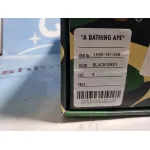 Special Sale A Bathing Ape Bape Sta Low Black Grey Baolan 1H20 191 046