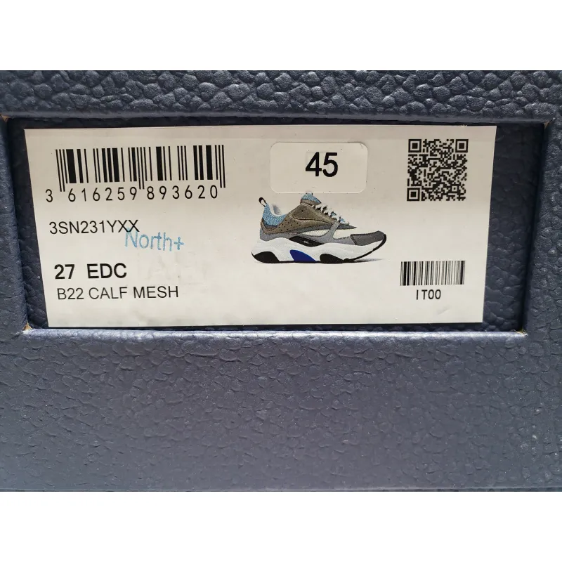 PKGoden Dior B22 Sneakers Rice Grey Blue