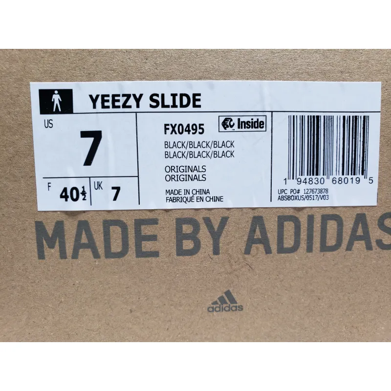 OG Yeezy Slide Black,FX0495