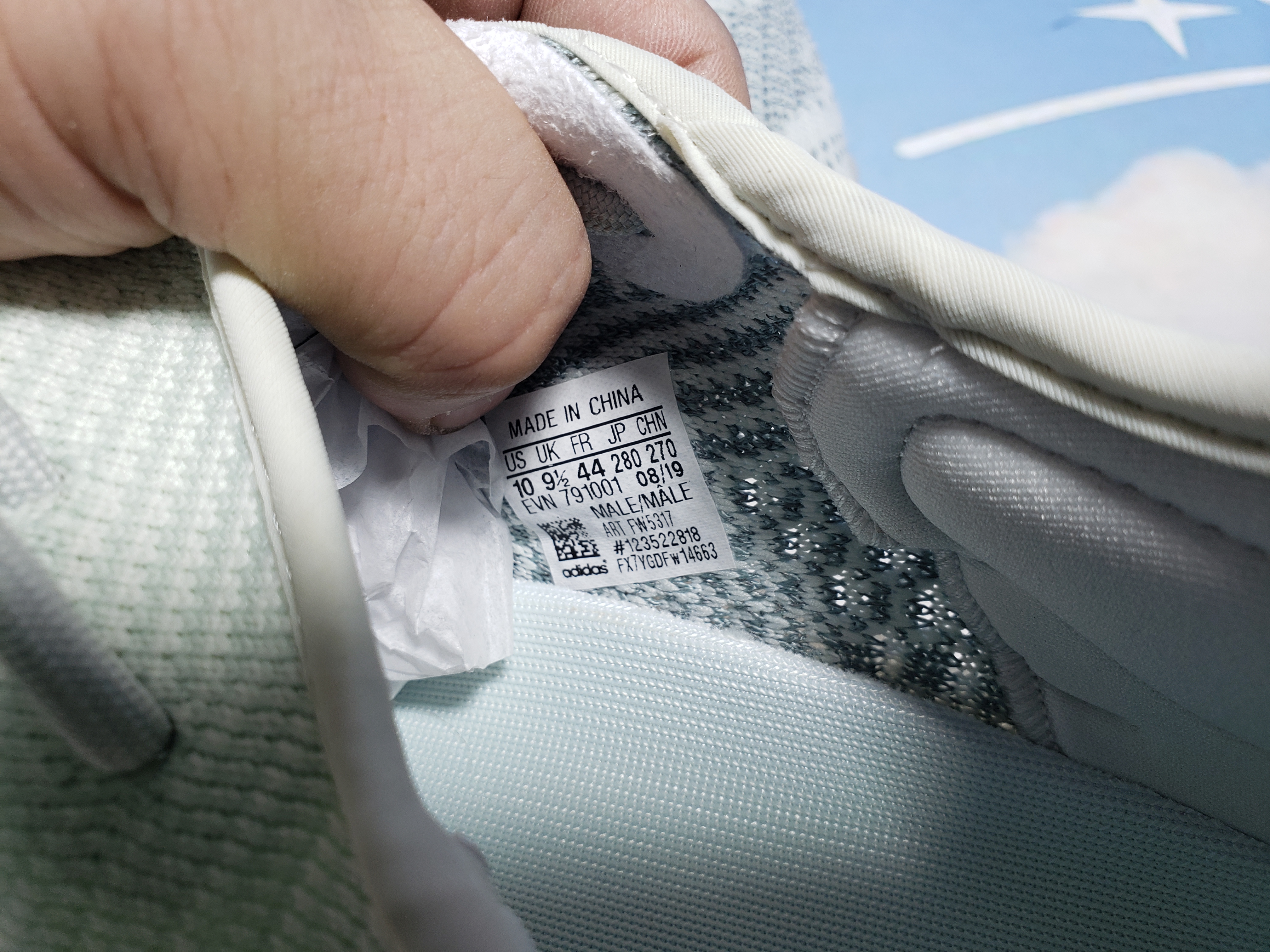 PKGoden Yeezy Boost 350 V2 Cloud White (Reflective),FW5317