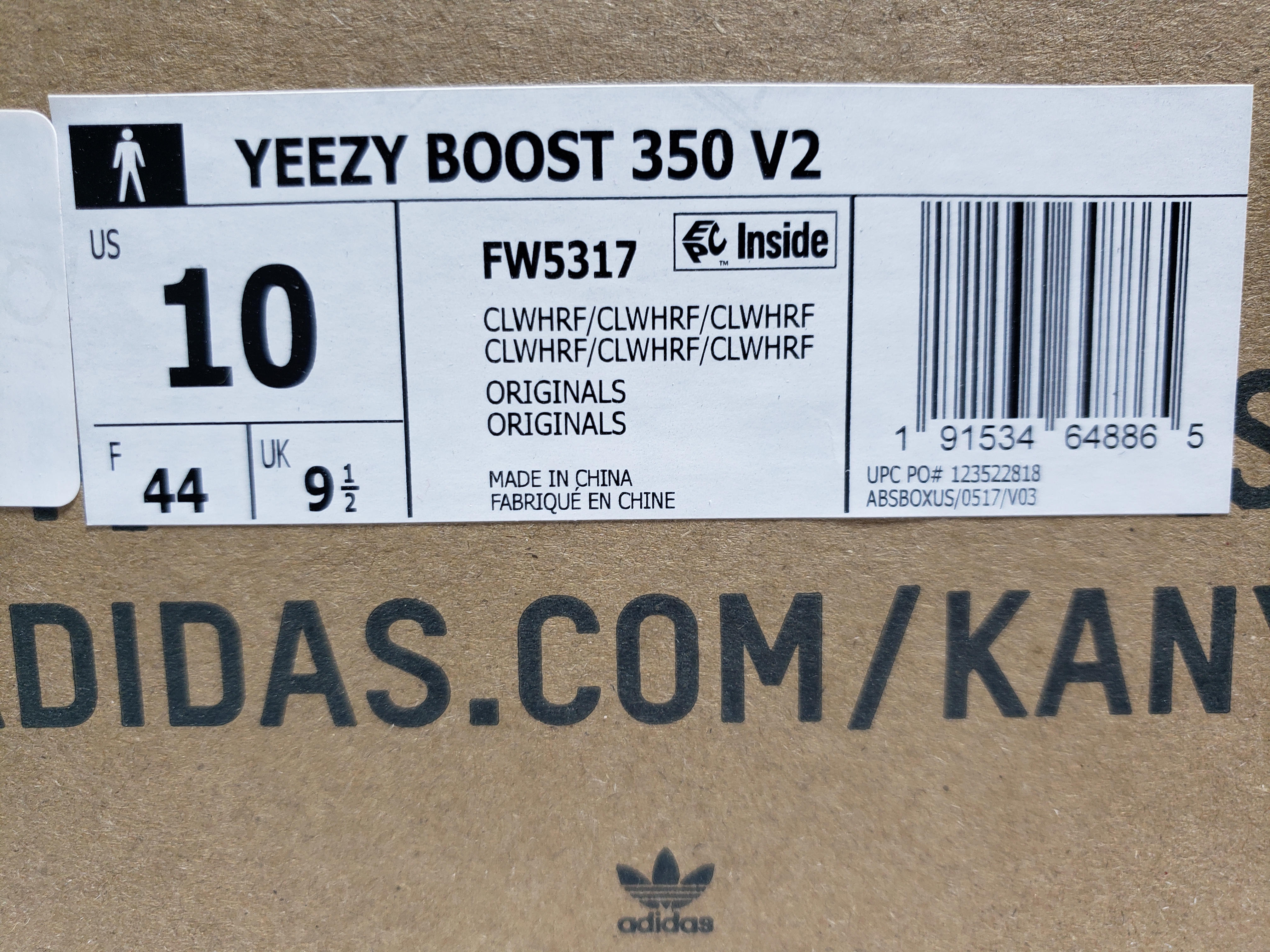 PKGoden Yeezy Boost 350 V2 Cloud White (Reflective),FW5317