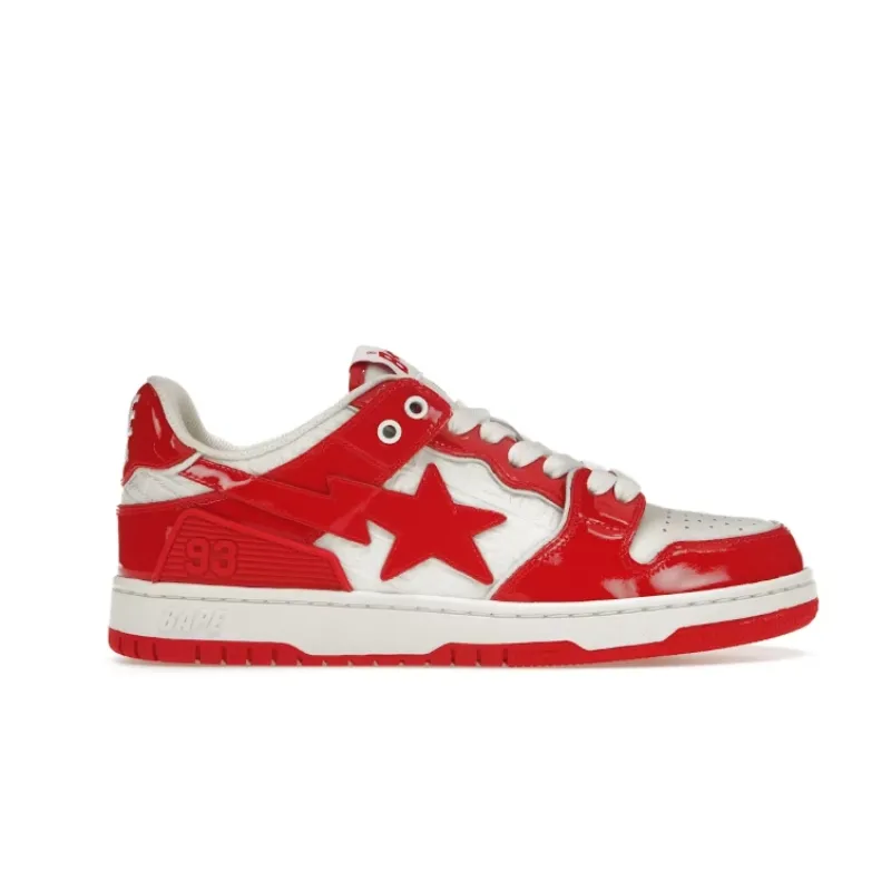 OG A Bathing Ape Bape SK8 Sta Red White