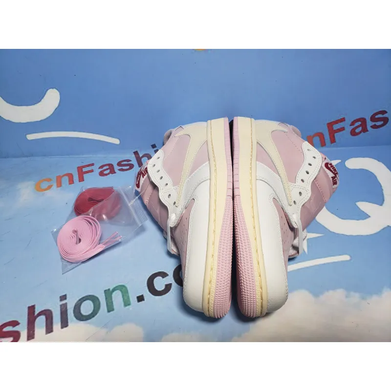 PKGoden Jordan 1 Low Travis Scott White Pink,DM7866-600