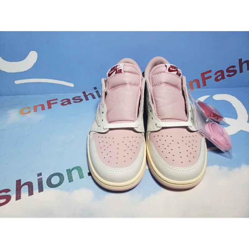 PKGoden Jordan 1 Low Travis Scott White Pink,DM7866-600