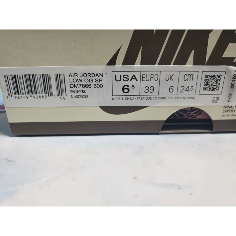 PKGoden Jordan 1 Low Travis Scott White Pink,DM7866-600