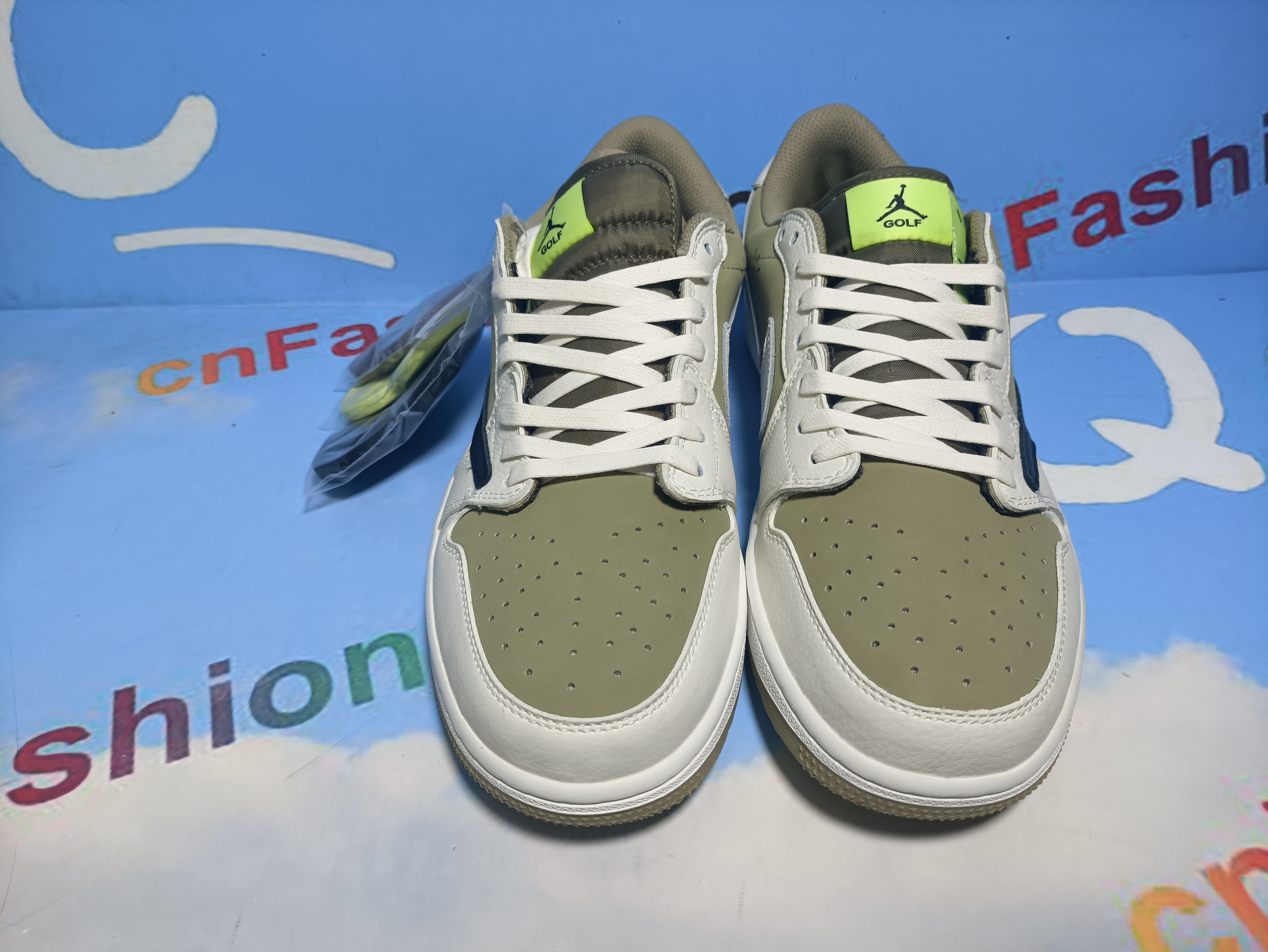 OG Jordan 1 Retro Low Golf Travis Scott Neutral Olive,FZ3124-200