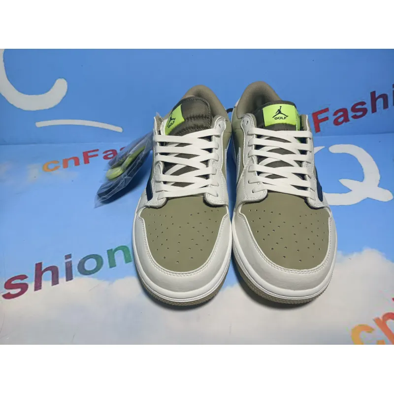 OG Jordan 1 Retro Low Golf Travis Scott Neutral Olive,FZ3124-200