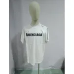 Balenciaga Distressed Damaged T-Shirts White